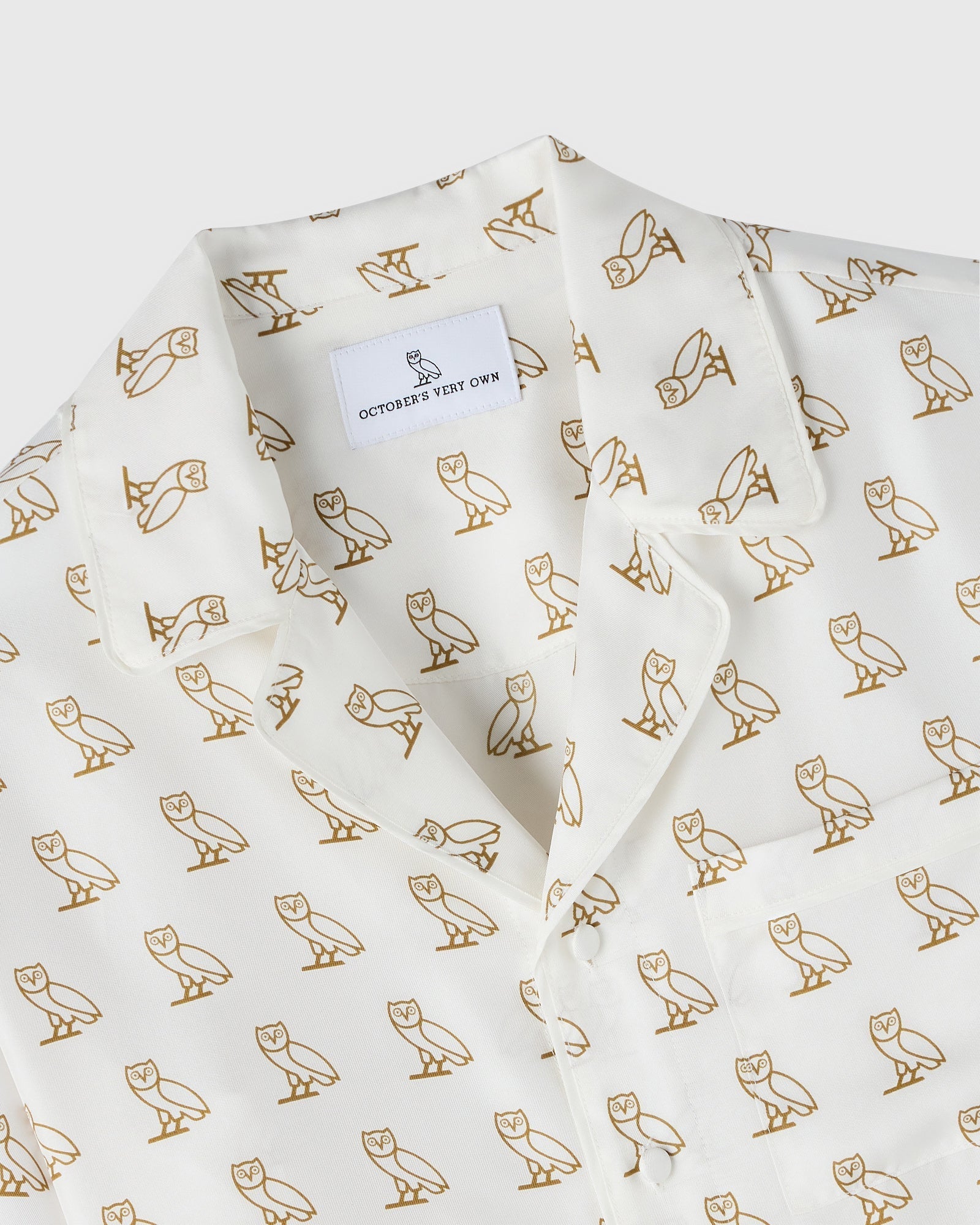 Womens | Silk Pyjama Shirt | White