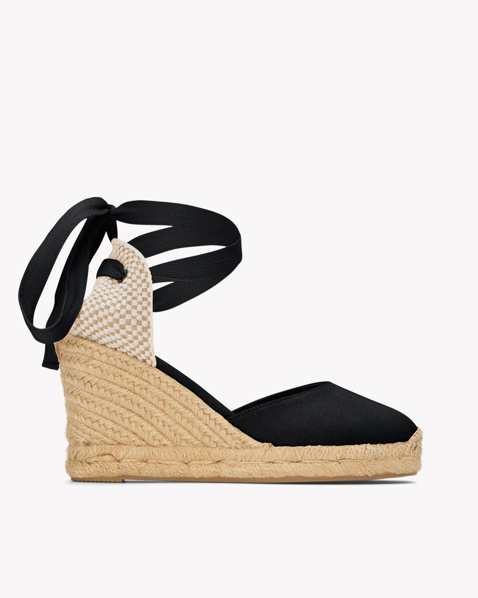 Womens | Marseille Wedge Espadrille | Noche Black