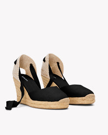 Womens | Marseille Wedge Espadrille | Noche Black