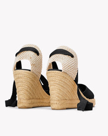 Womens | Marseille Wedge Espadrille | Noche Black