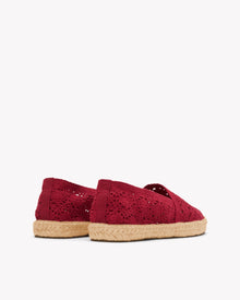 Womens | Original Espadrille | Crochet | Reef Red