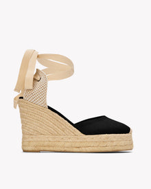 Womens | Marseille Platform Wedge Espadrille | Noche Black