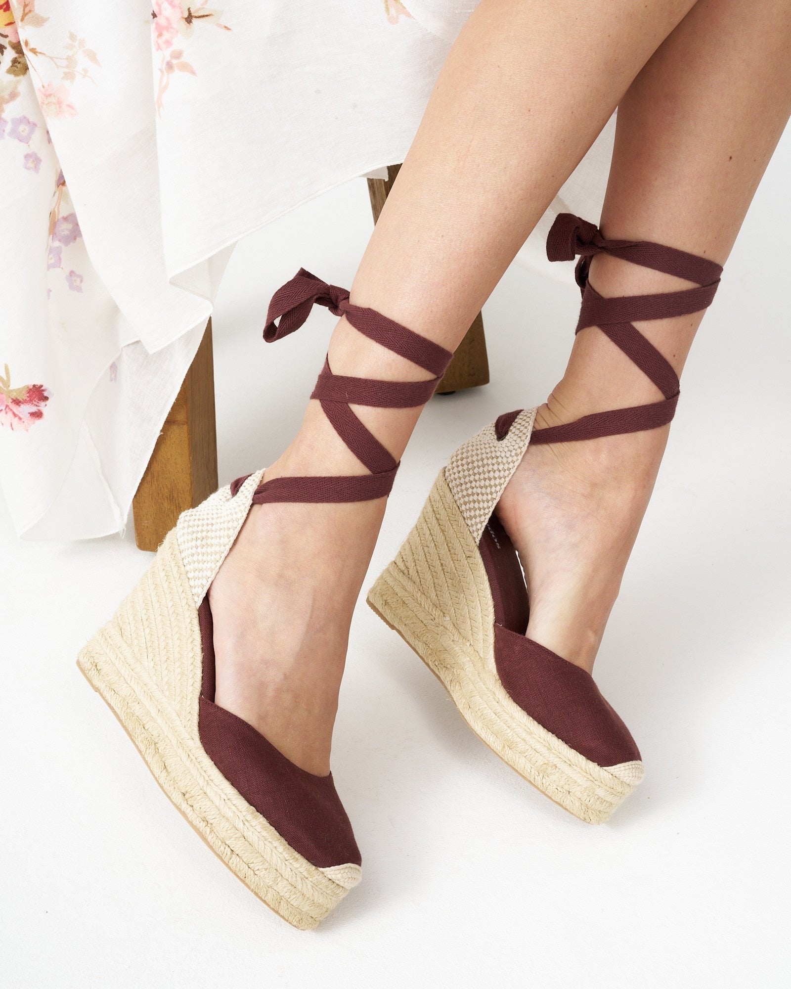 Womens | Marseille Platform Wedge Espadrille | Castano Brown