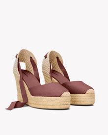 Womens | Marseille Platform Wedge Espadrille | Castano Brown