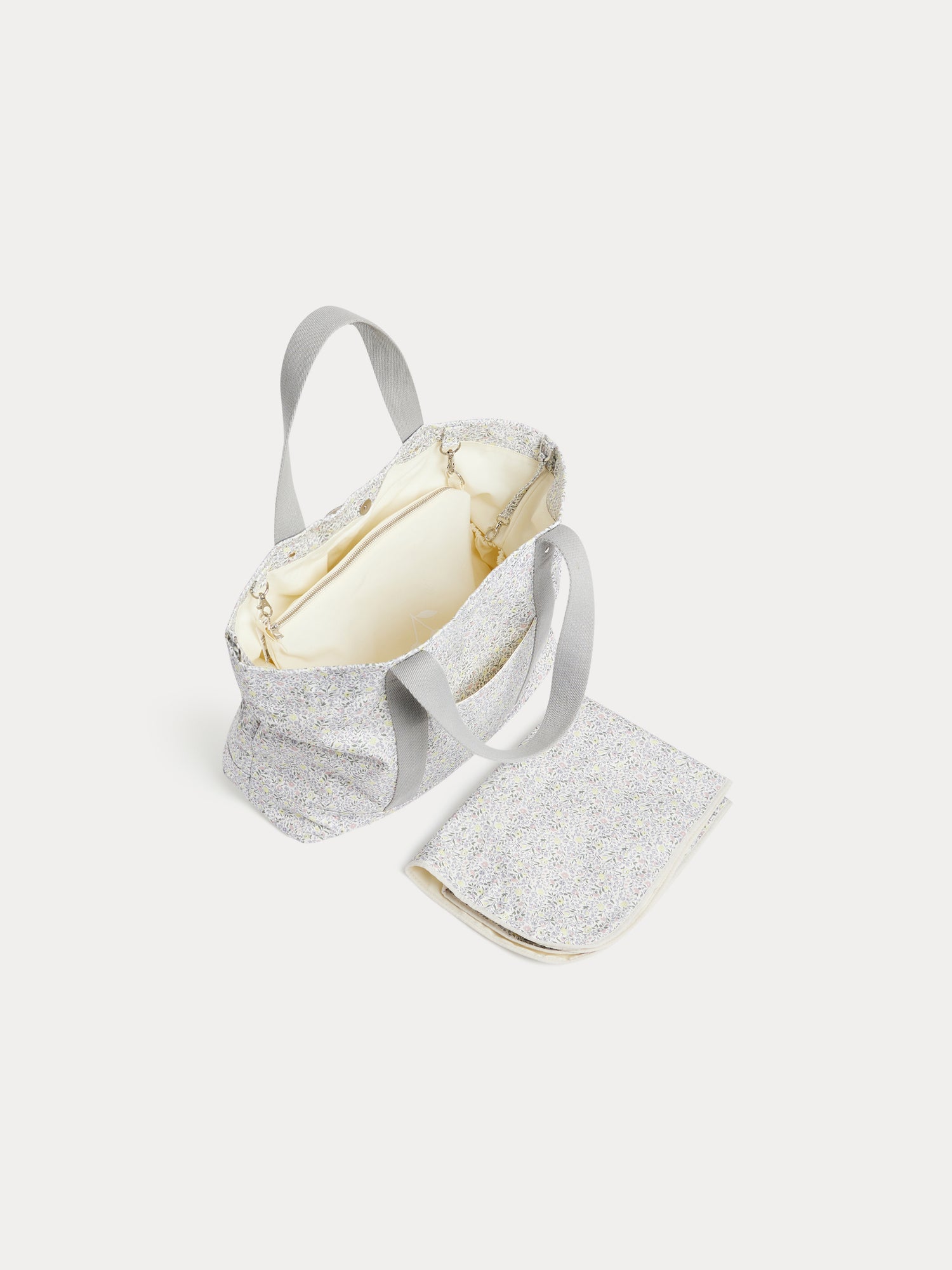 Girl | Sweetie Tote Diaper Bag | Light Grey