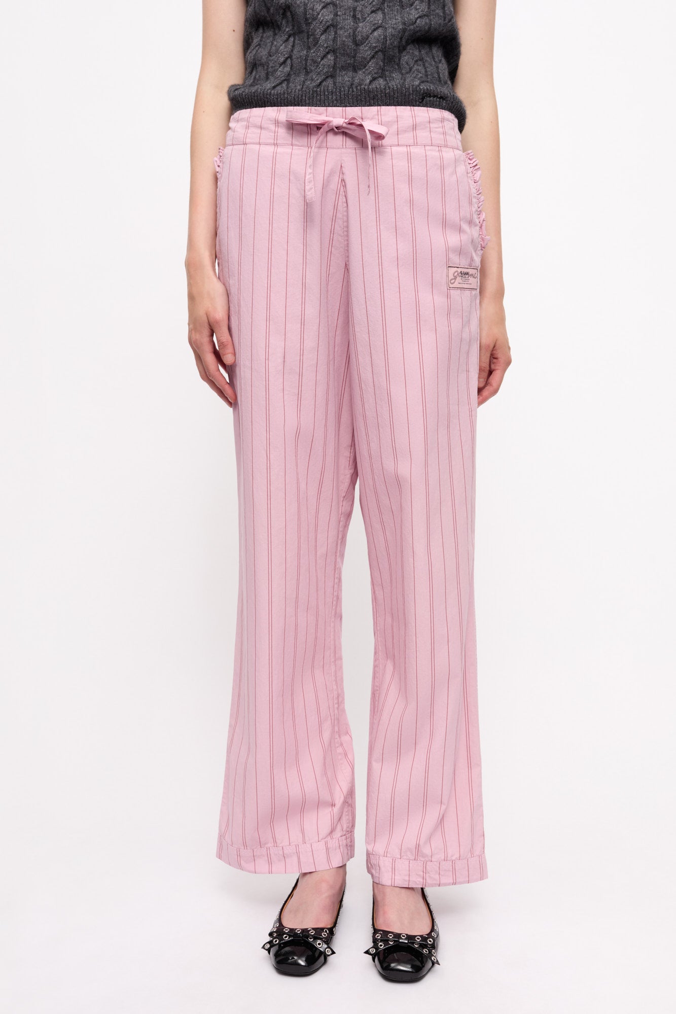 Stripe Cotton Pyjamas Pants | Lilac Sachet