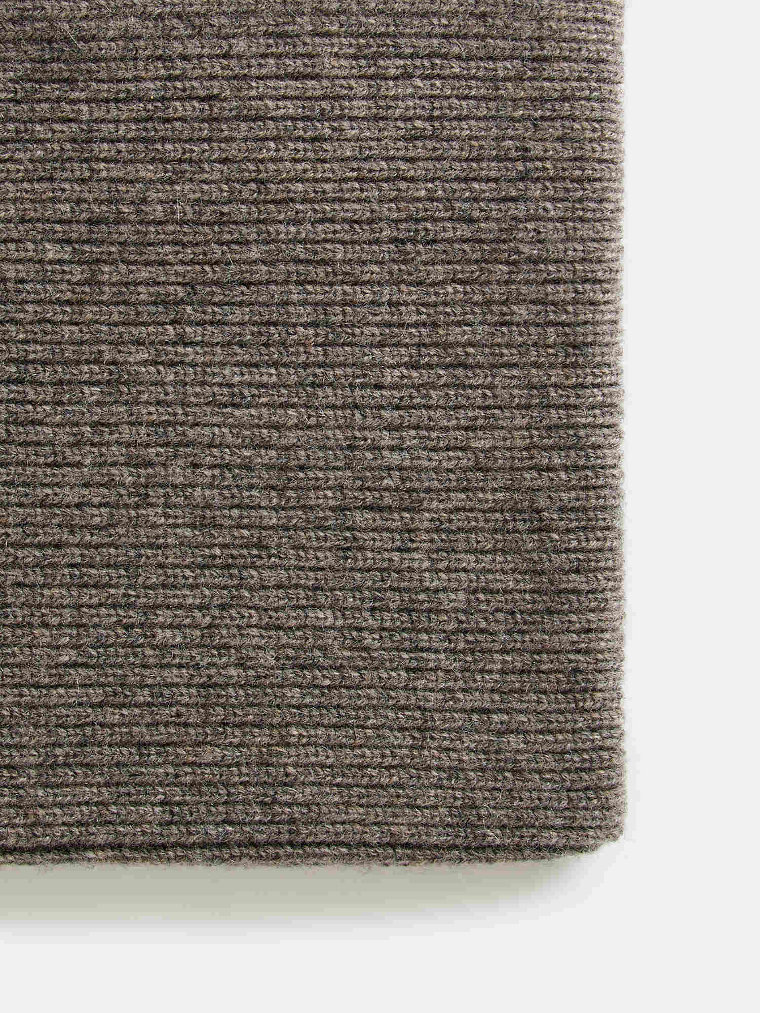 Unisex | Tatodine Ribbed Snood | Brown