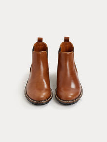 Boy | Mathis Boots With Elastic Bands | Caramel