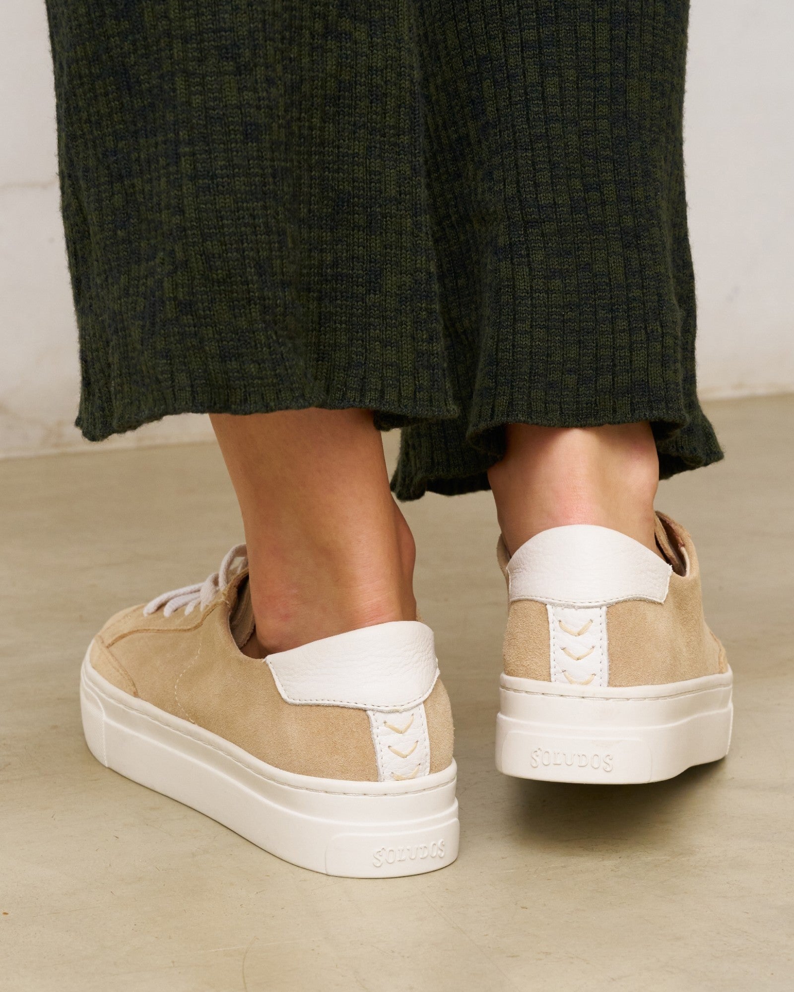 Womens | Ibiza Platform Sneaker | Sand Tan