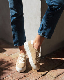 The Ibiza Platform - Suede - Sand Tan - Women's - Women's Sneakers - Sand Tan - Soludos - 