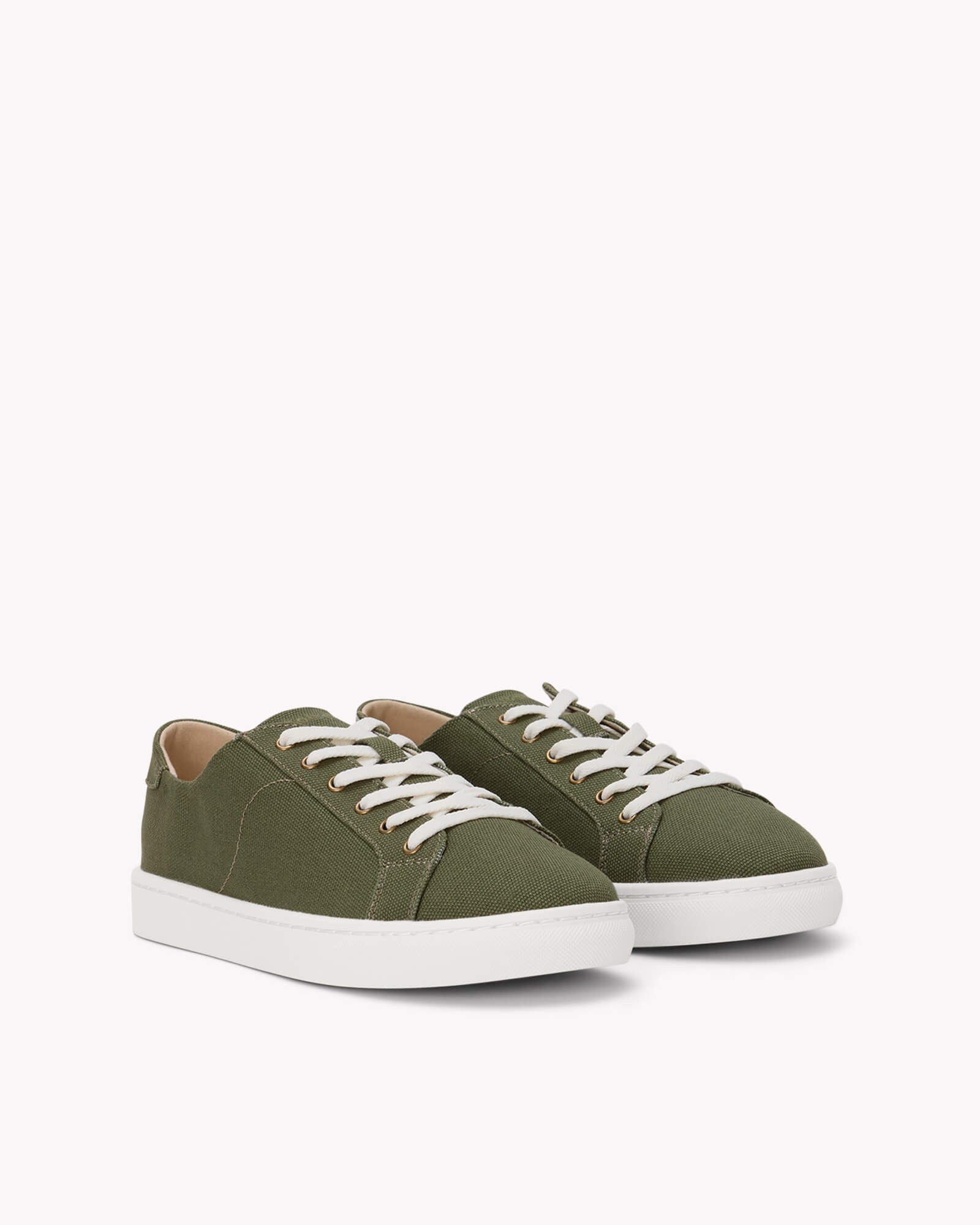 Womens | Ibiza Canvas Sneaker | Oliva Green
