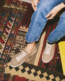Womens | Ibiza Canvas Sneaker | Cafe Taupe