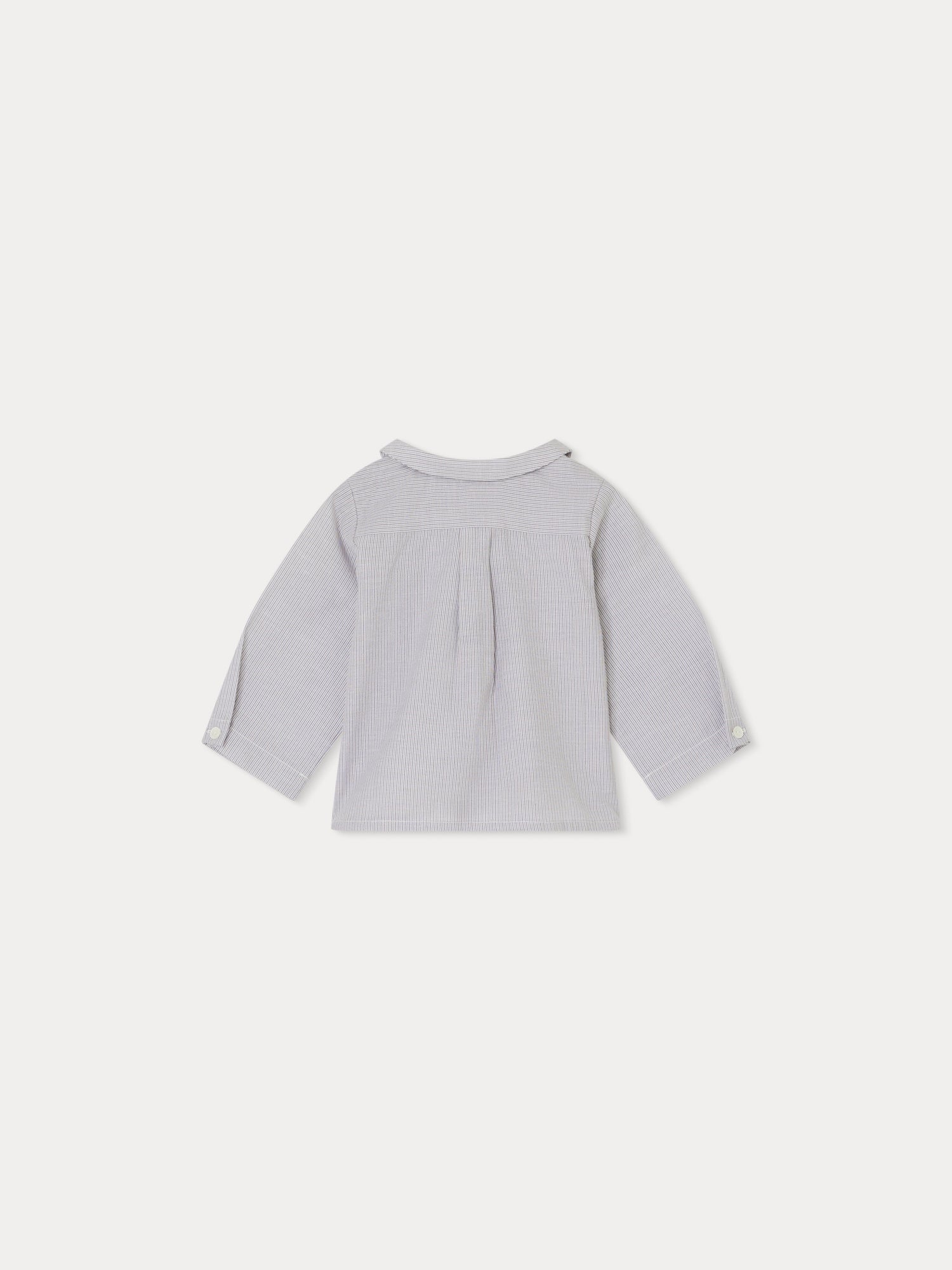Boy | Boubou Shirt | Grey Stripes