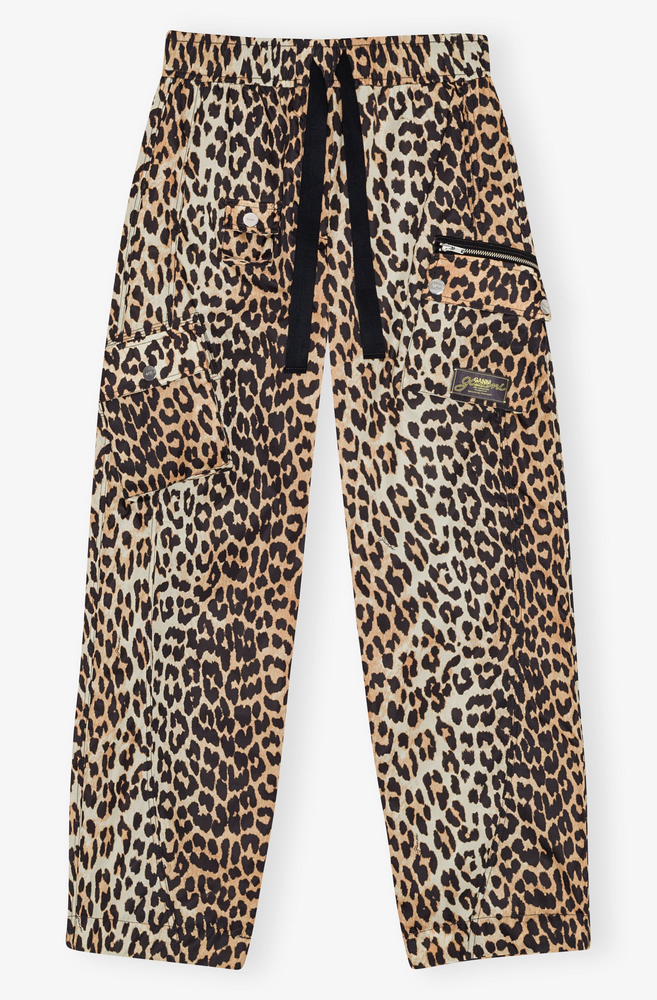 Duchesse Nylon Elasticated Pants | Leopard