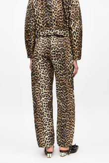 Duchesse Nylon Elasticated Pants | Leopard