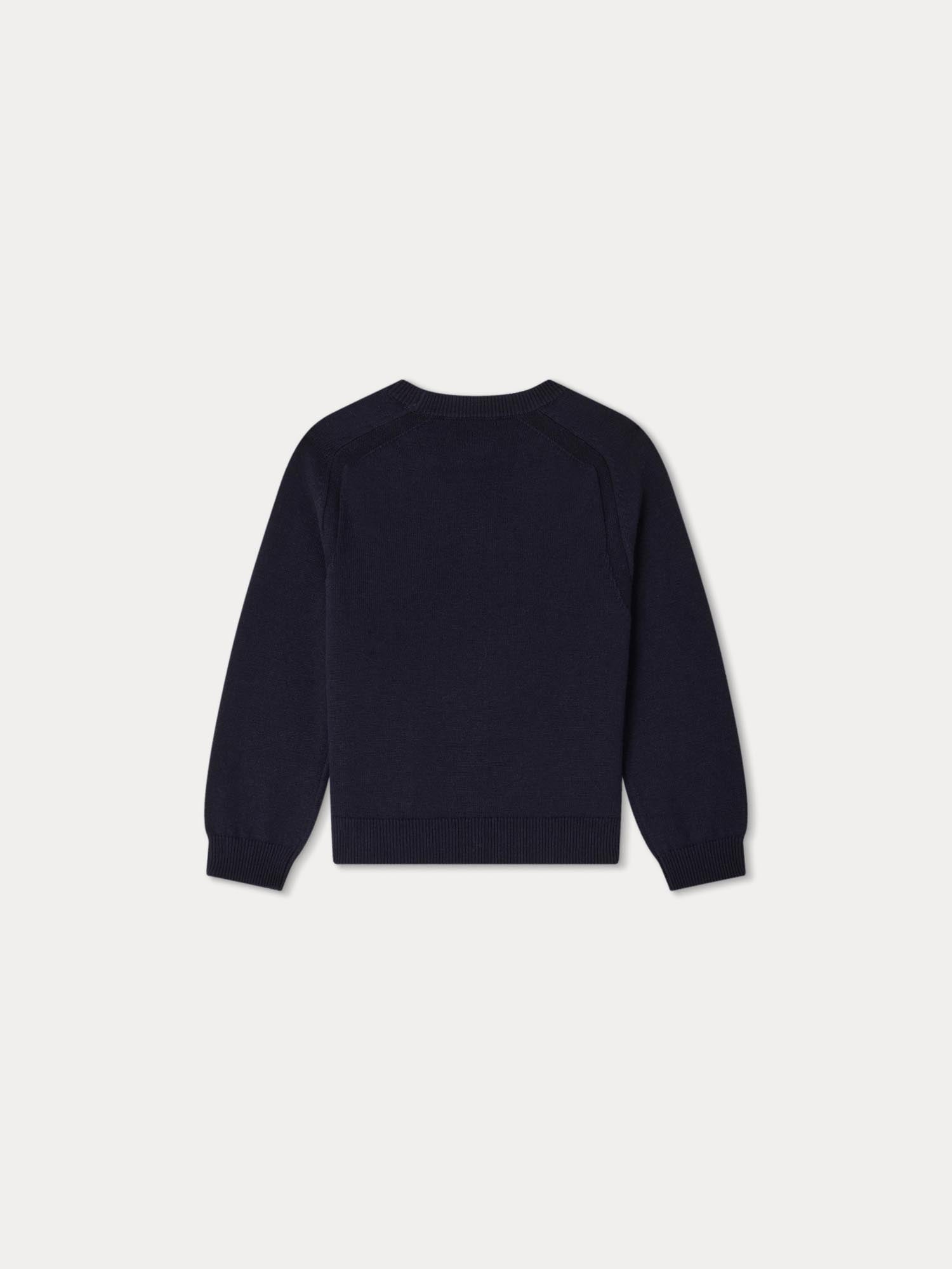 Boy | Gabor Cotton And Wool Sweater | Navy