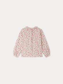 Girl | Gentille Blouse With Red Cherry Print | Cherry