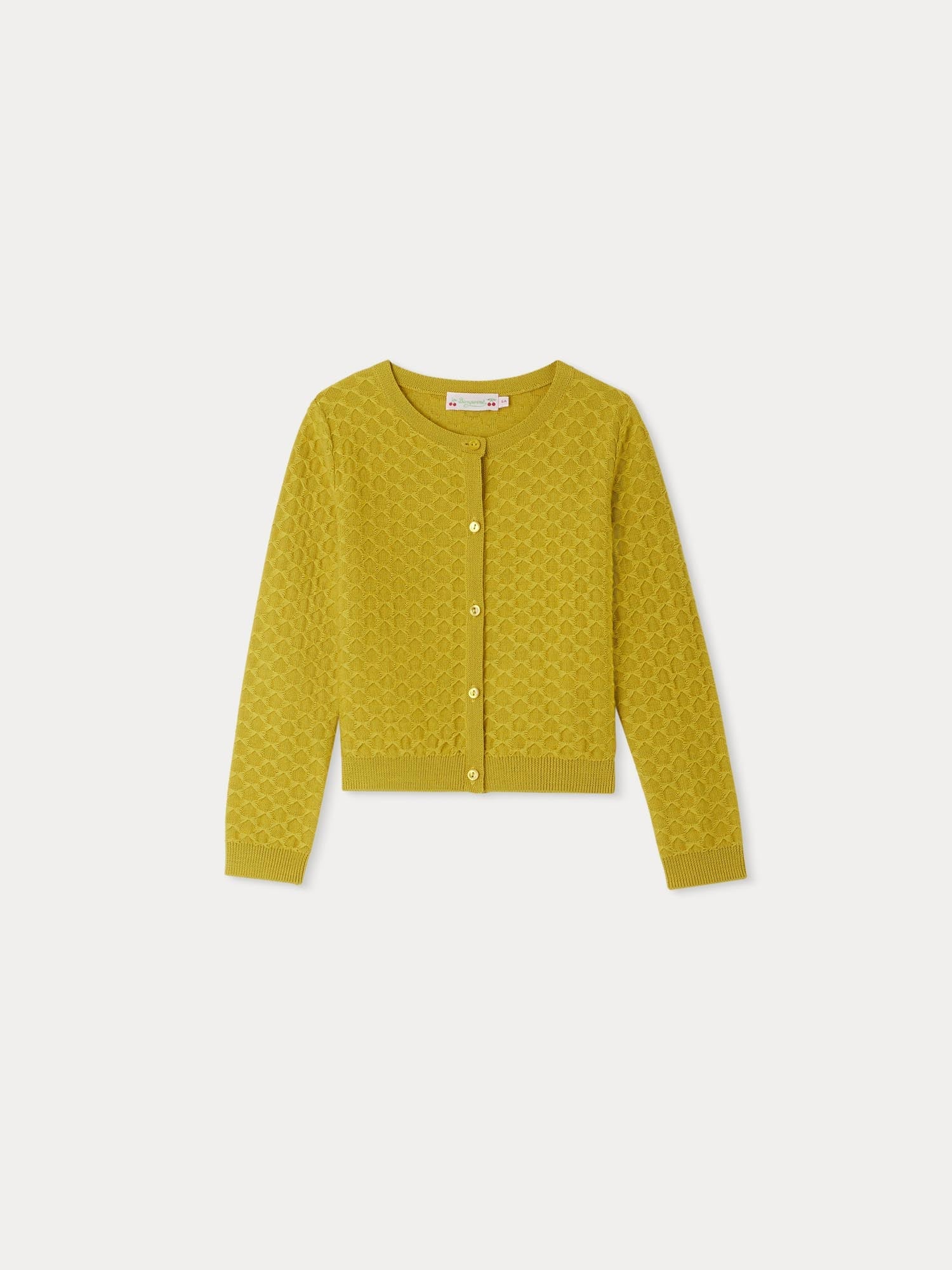 Girl | Garancie Cardigan In Green Wool | Anise