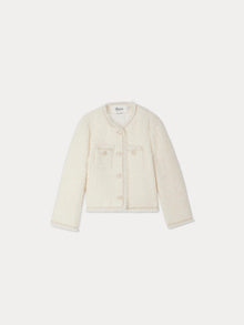 Girl | Giacinta Tweed Jacket | Ivory