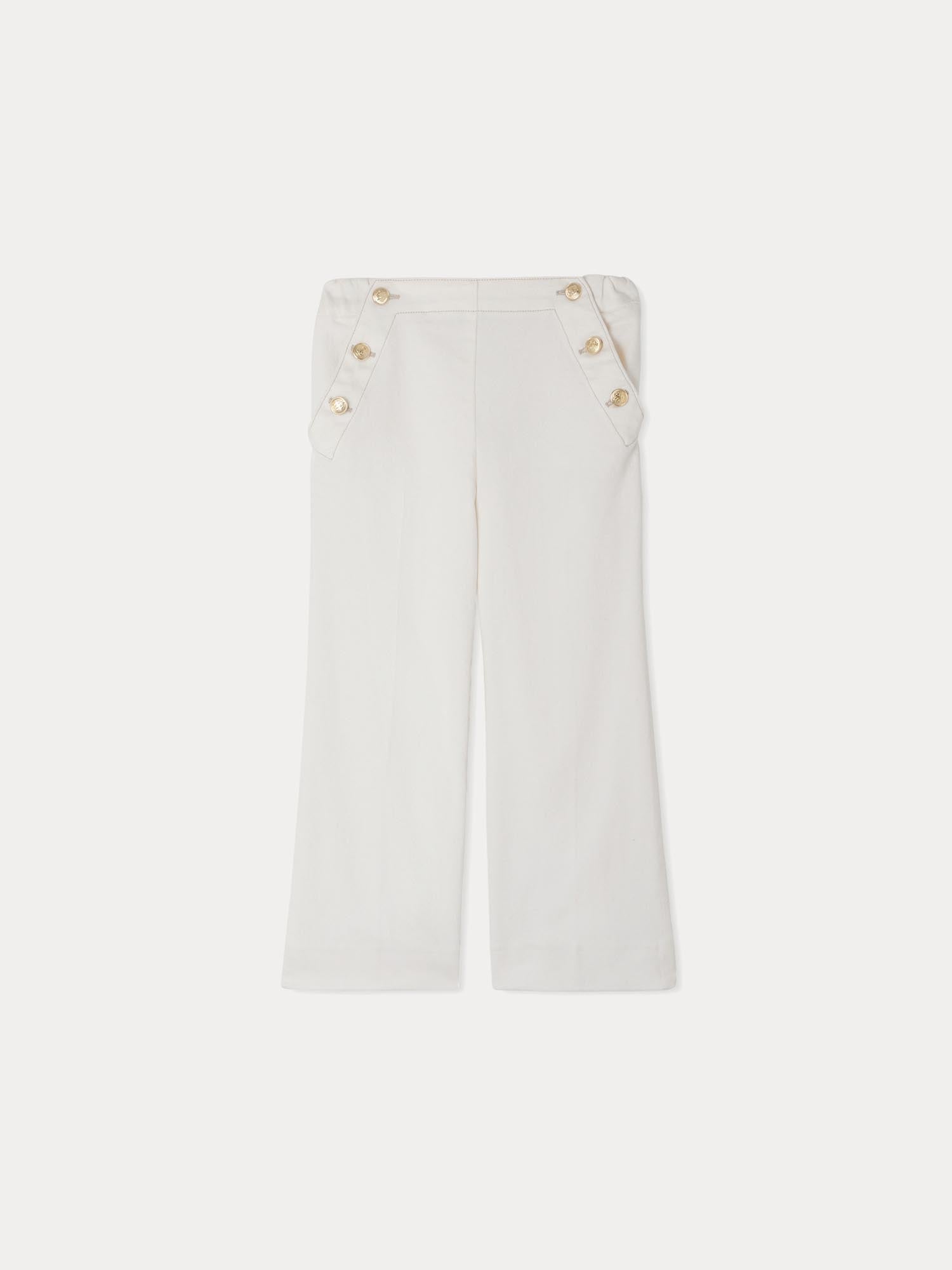 Girl | Gaetane Denim Pants | Ecru