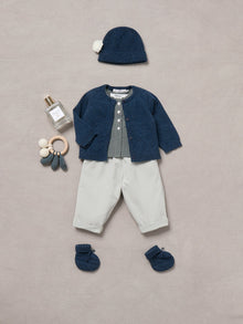 Boy | Giusto Cashmere Cardigan | Dark Denim