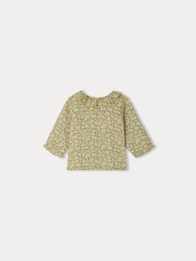 Girl | Ganiti Two Toned Print Blouse | Clover