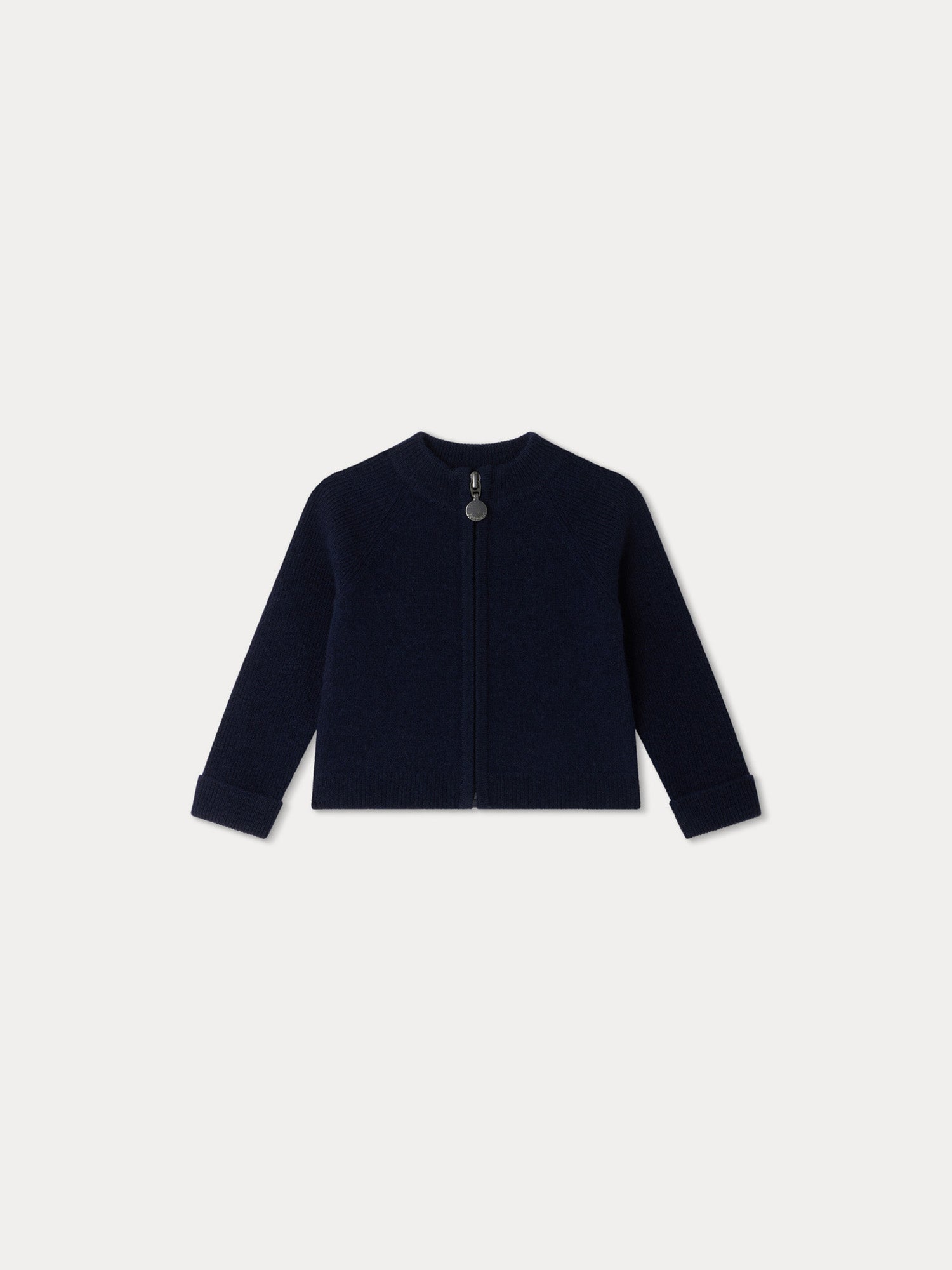 Boy | Thylio Dark Blue Wool Cardigan | Navy