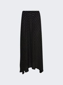 Women | WARDROBE.NYC | Flared Skirt Black Polka Dot