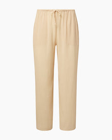 Womens | Crinkle Gauze Drawstring Pant | Sandshell
