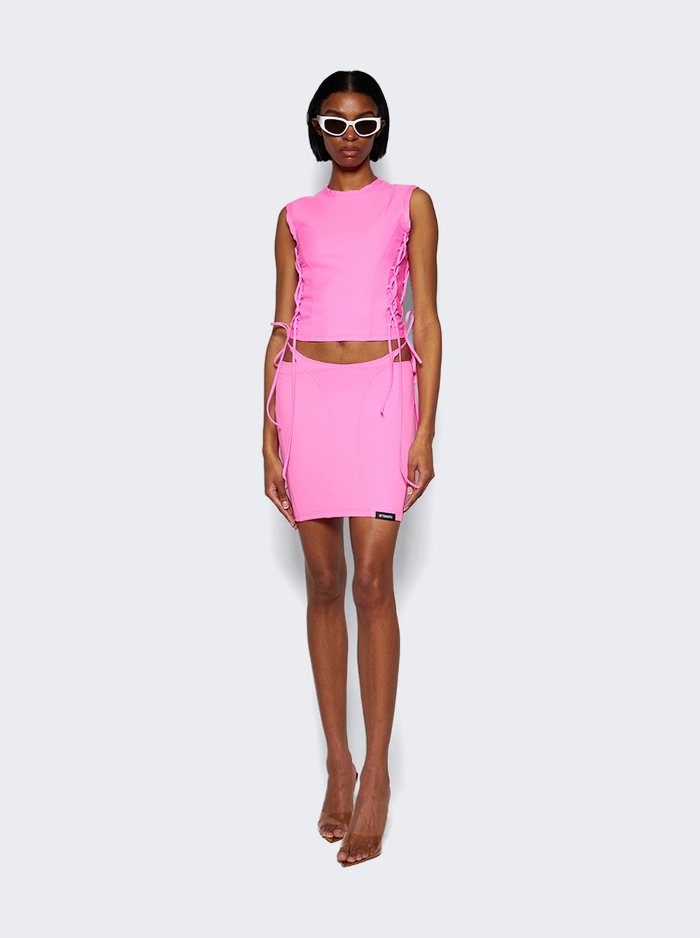 Women | VETEMENTS | Deconstructed Bikini Skirt | Hot Pink