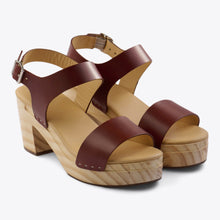 All-Day Open Toe Clog Brandy Women's Leather Sandal Nisolo