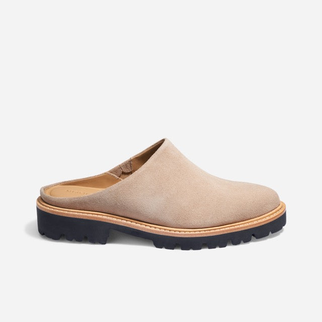 Womens | Emilee Lug Mule | Linen Suede
