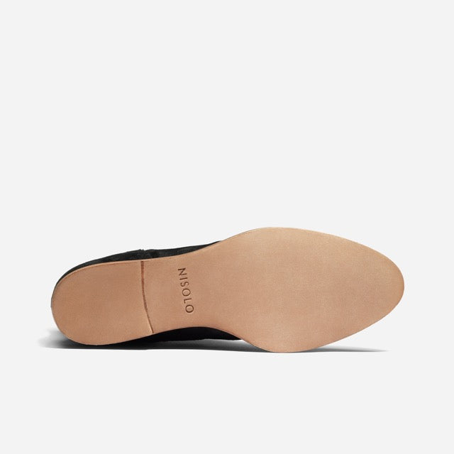 Womens | Amaya Bootie | Black Suede
