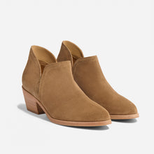 Womens | Mia Everyday Ankle Bootie | Taupe Suede