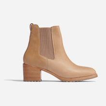 Womens | Ana Go-To Heeled Chelsea Boot | Almond