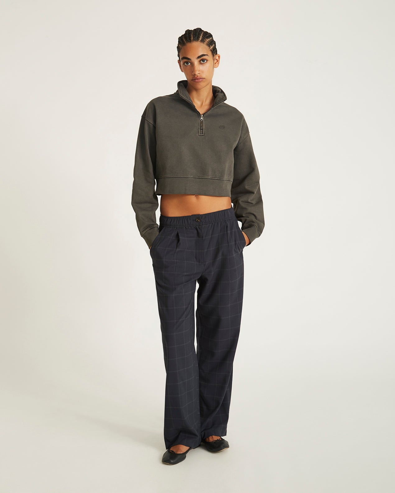 Black | Palmetto Gabardine Pant