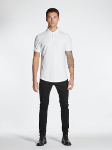Mens | Prestige Signature-Fit Pima Cotton Polo | White