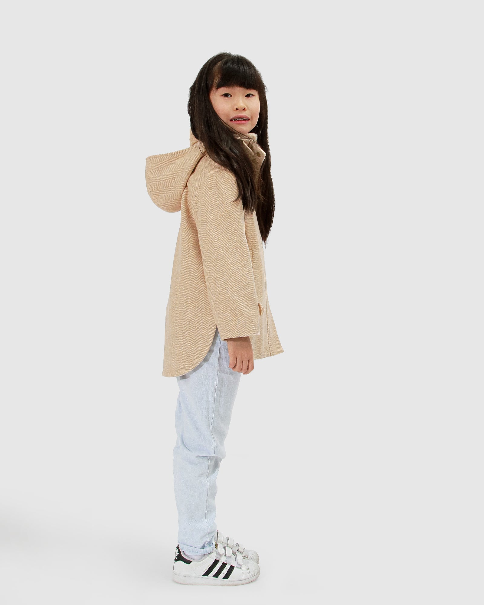 Kids | When I Grow Up Detachable Hooded Coat | Pale Oat