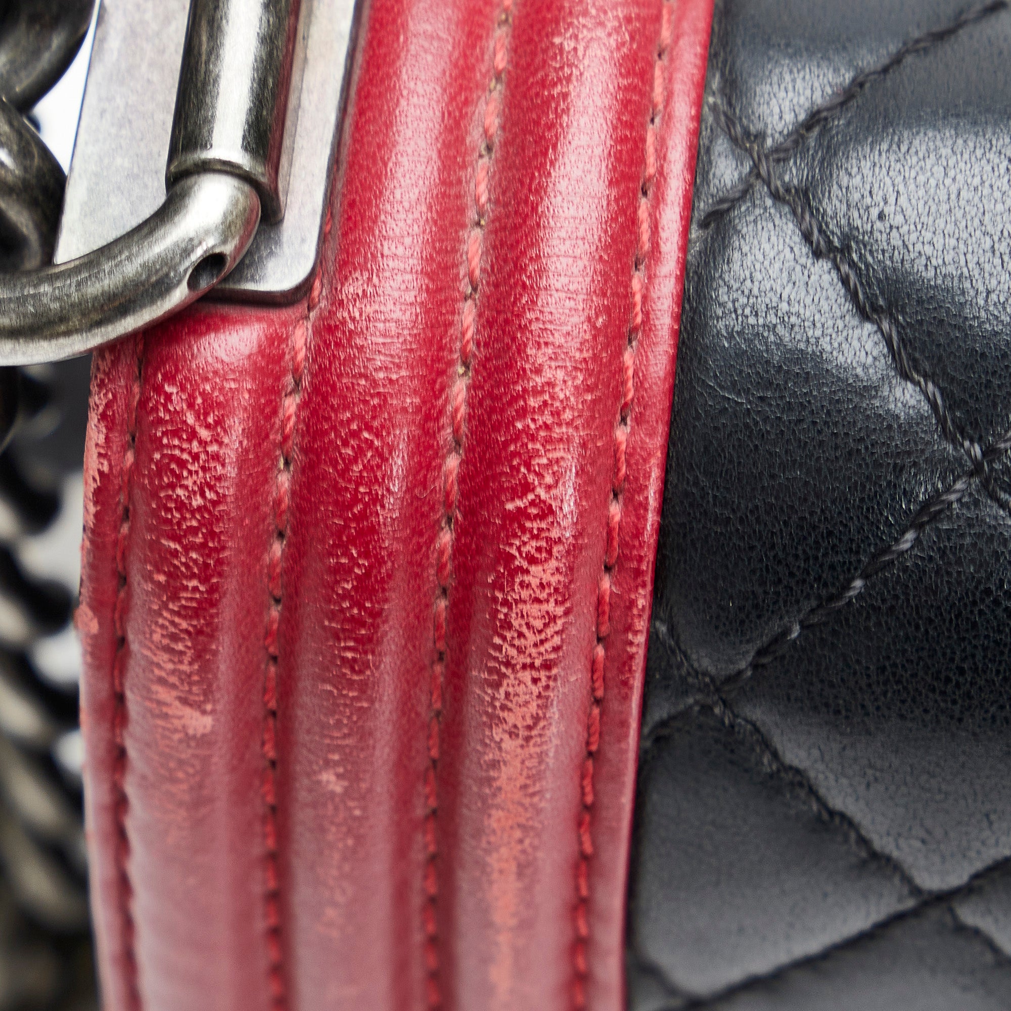 Chanel | Pre-Owned Small Bicolor Boy | Black