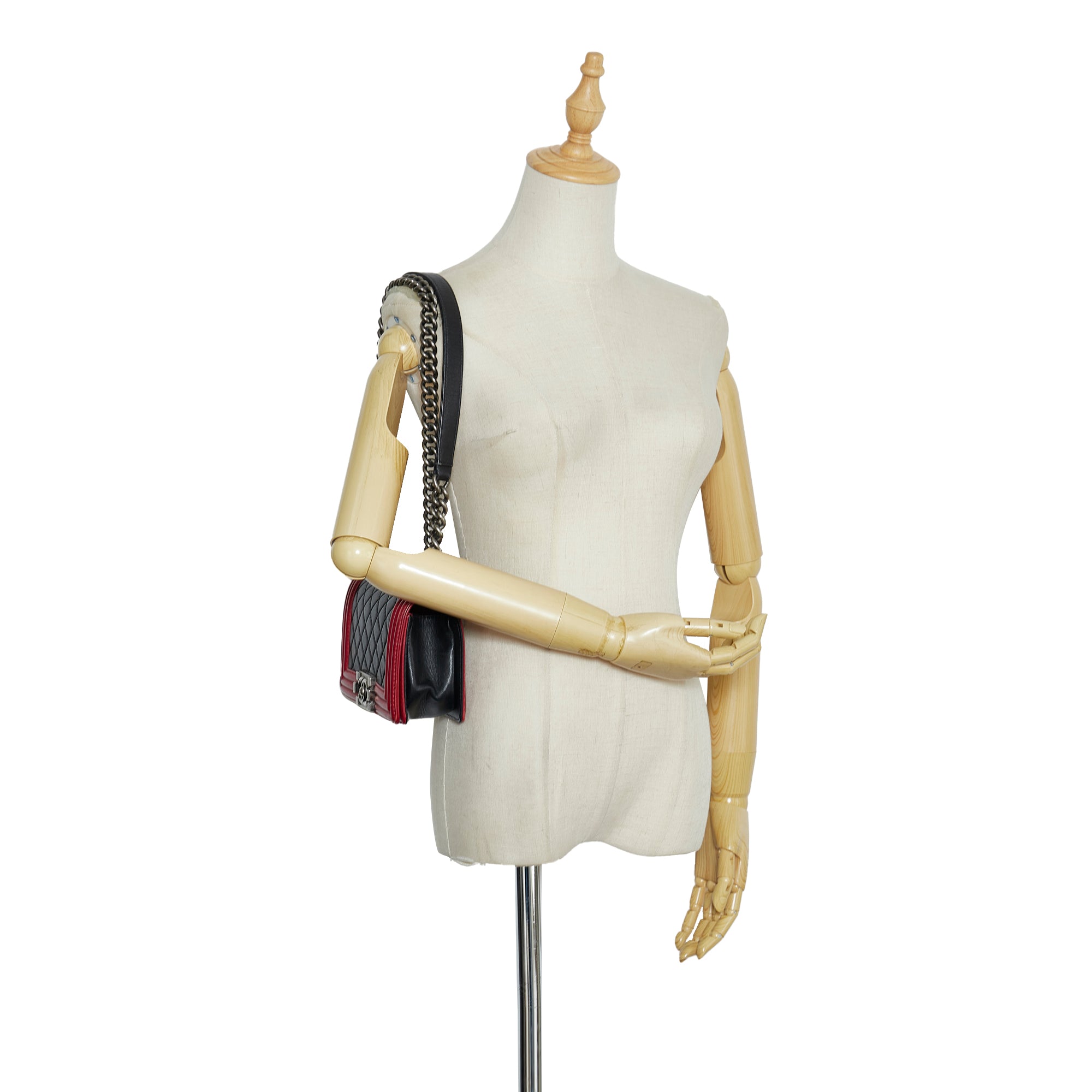 Chanel | Pre-Owned Small Bicolor Boy | Black