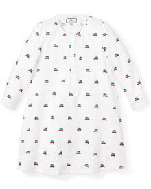 Girl's Twill Beatrice Nightgown in Holiday Journey#Color_Holiday Journey