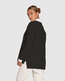 Women | Wonder Of You Cashmere Blend Oversized Jumper | Black