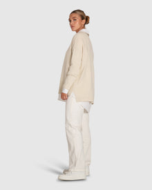 Women | Wonder Of You Cashmere Blend Oversized Jumper | Cream