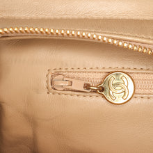 Chanel | Pre-Owned Quilted Lambskin Sun Charm Chain Crossbody | Brown/Beige