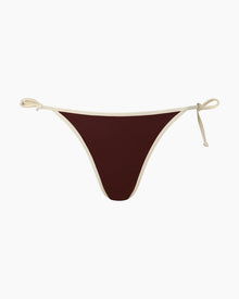 Womens | Cleo Bikini Bottom | Rum/Egret