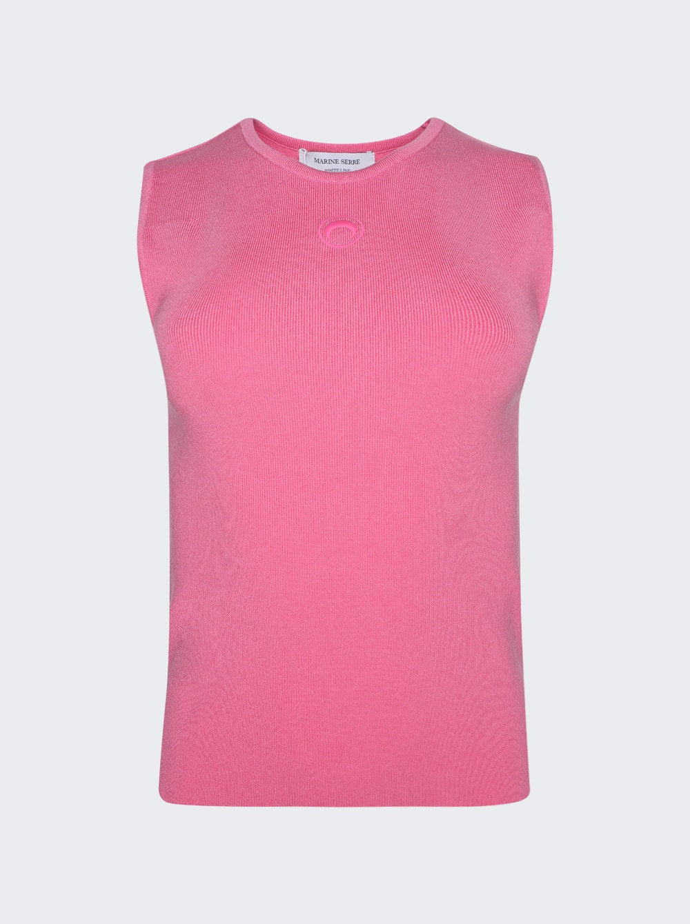 Women | Marine Serre | Core Knit Pullover Top | Pink