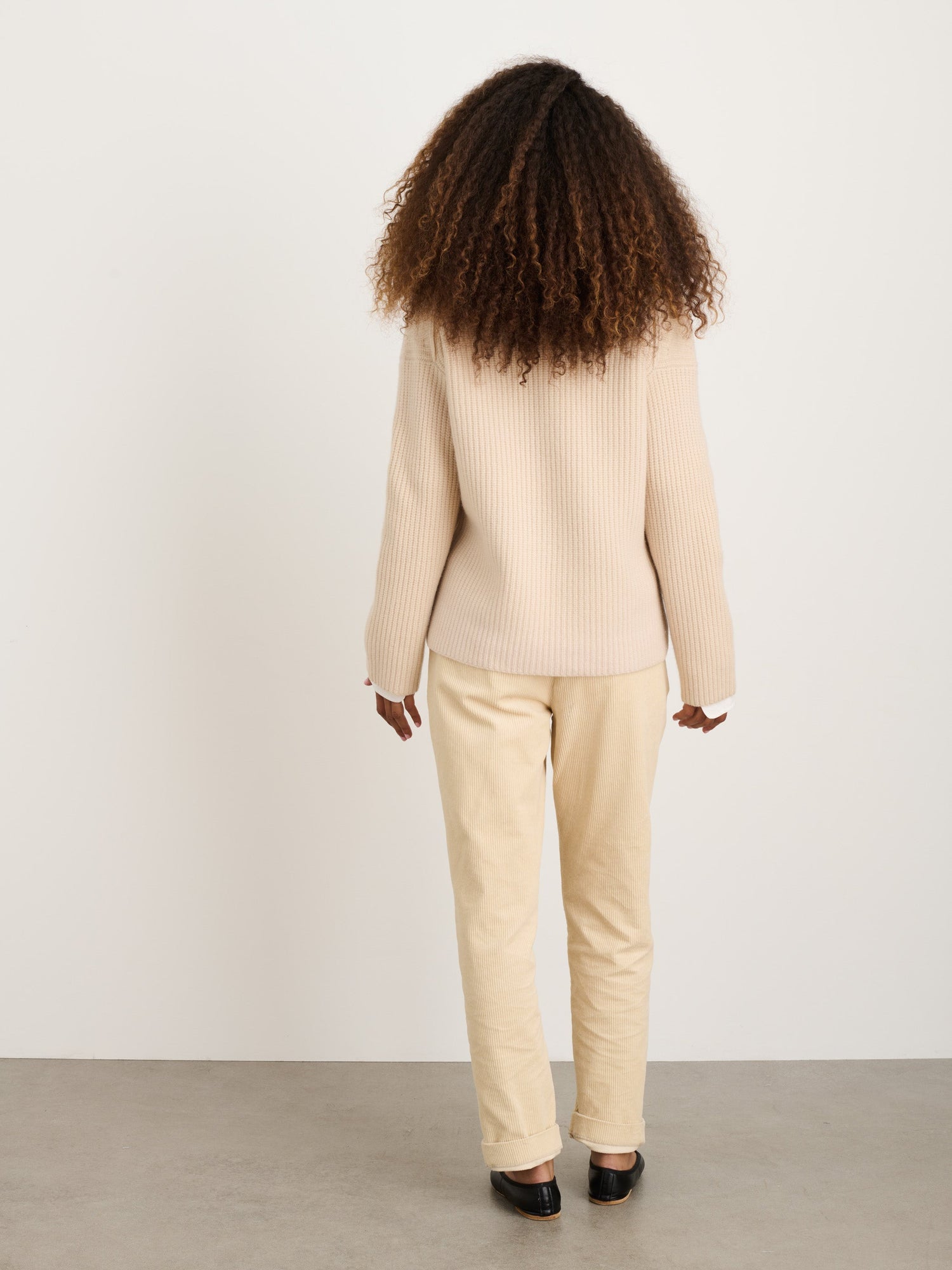 Women | Felix Zip Sweater | Merino Wool Buttermilk