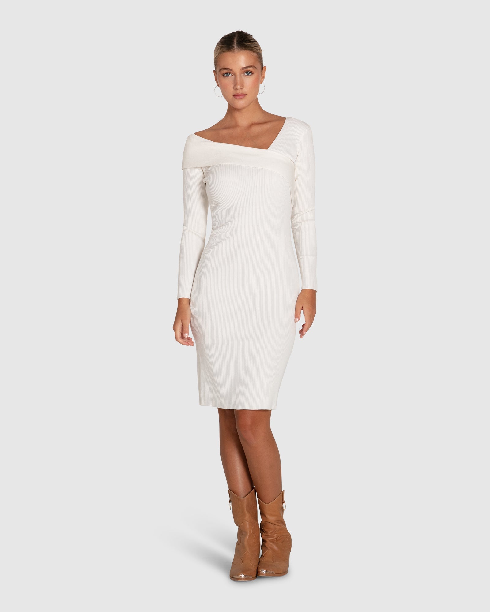Women | The Way You Move Knit Dress | Cream
