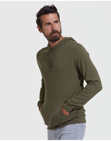 Waffle Hoodie | Military Green