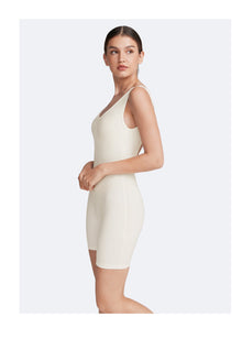 Waist-Contouring Bodysuit | White